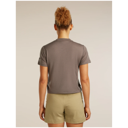 Ženska majica Icebreaker Merino 150 Tech Lite SS Crop Tee Seed Story