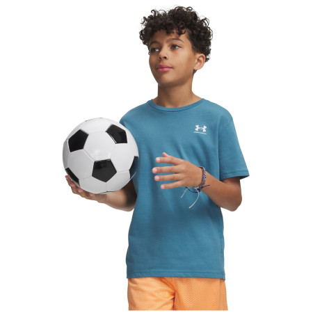 Dječja majica Under Armour B SPORTSTYLE LC SS Blue plava Blue