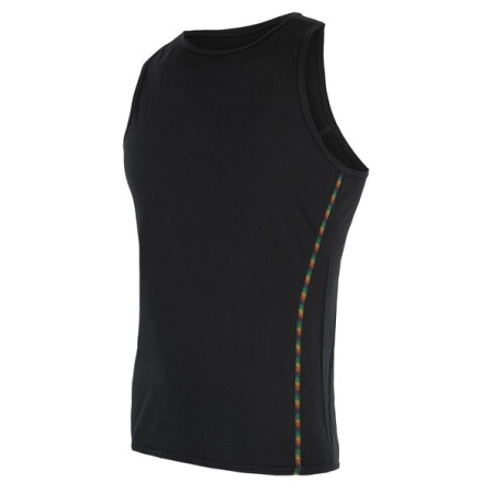 Muška funkcionalna majica Sensor Merino Air crna Black