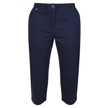 Ženske 3/4 hlače Regatta Mayaan Capri tamno plava