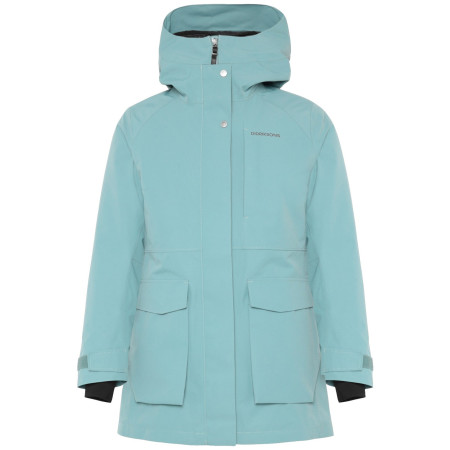 Ženska hibridna parka jakna Didriksons Harriet Wns Parka svijetlo plava Factory Blue
