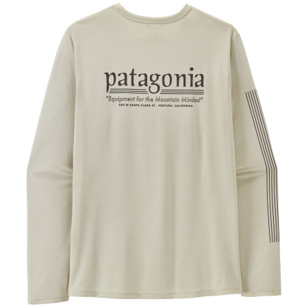 Muška majica Patagonia M's L/S Cap Cool Daily Shirt - Hut Tripper bijela Dyno White