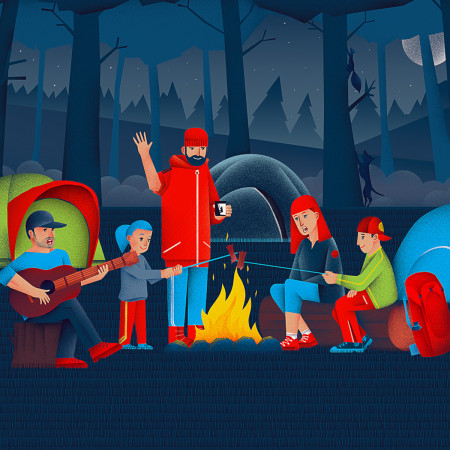 Sretna Nova outdoor godina