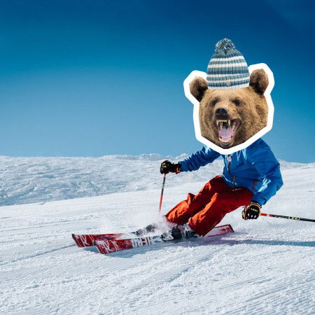 Nemoj biti medvjed, izađi iz brloga i uživaj u zimi.