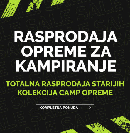RASPRODAJA OPREME ZA KAMPIRANJE - popusti do 70 %