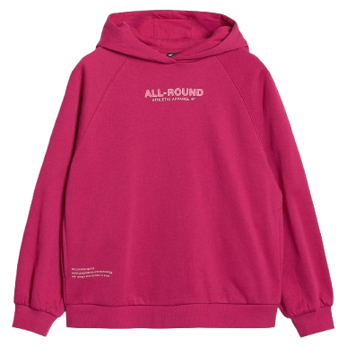 Dječja dukserica 4F Sweatshirt F1934 crvena PINK