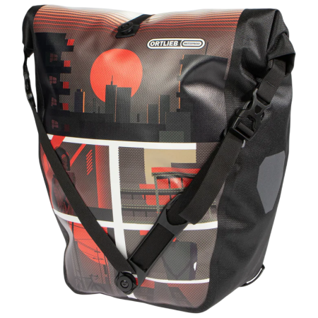 Vodootporna torba za bicikl Ortlieb Back-Roller Design crvena Morning Routine