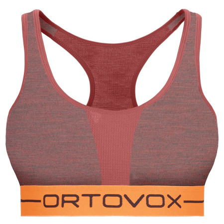 Sportski grudnjak Ortovox 185 Rock'n'Wool Sport Top 2020 crvena Blushblend