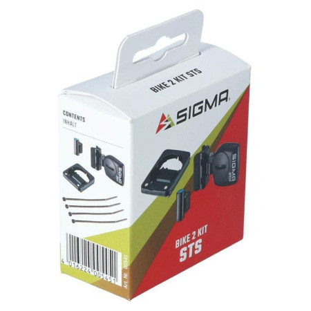 Senzor brzine Sigma STS + držák (CR2450) + magnet crna black