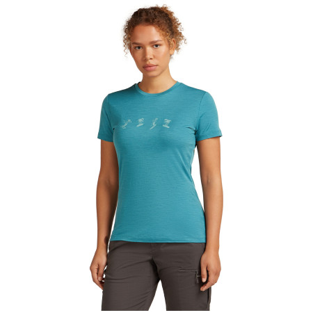 Ženska majica Icebreaker Women Merino 150 Tech Lite SS Tee Snow Day