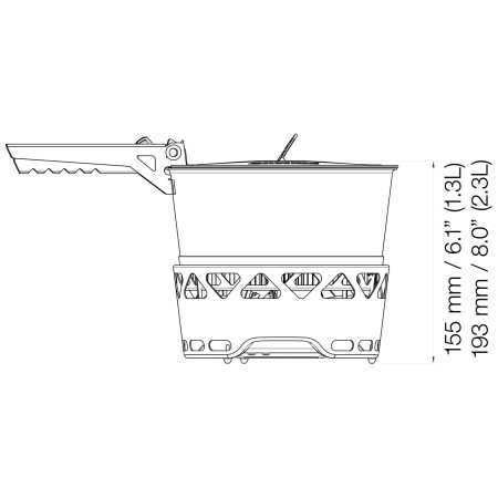 Set za kuhanje Primus PrimeTech Stove Set II 2,3 l