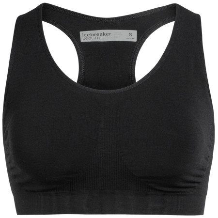 Grudnjak Icebreaker Anatomica Seamless Sport Bra crna Black