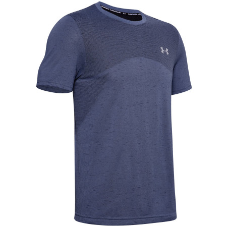 Muška majica Under Armour Seamless Ss plava BlueInk/ModGray