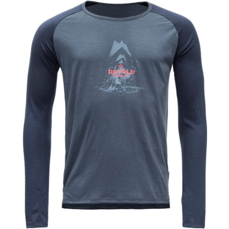 Muška majica Devold Romedal Man Shirt plava Mistral