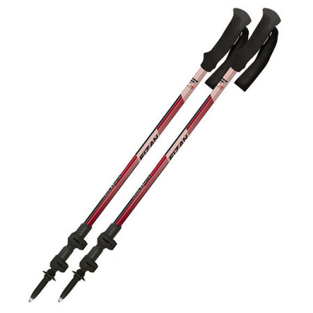 Trekking štapovi Fizan Trek Pro L crvena dark red