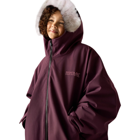 Dječji nepromočivi kaput Regatta Junior Waterproof Changing Robe Pro Fig