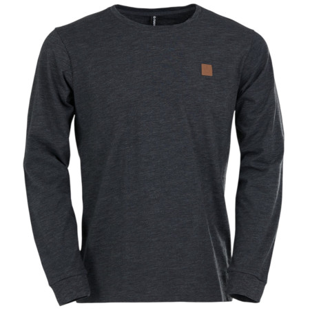Muške funkcionalne majice Fundango Justin Longsleeve T-shirt crna black heather
