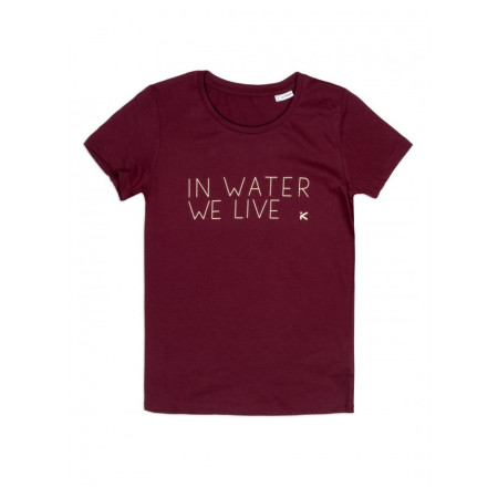 Ženska majica Hiko Iwwl W T-Shirt boja vina