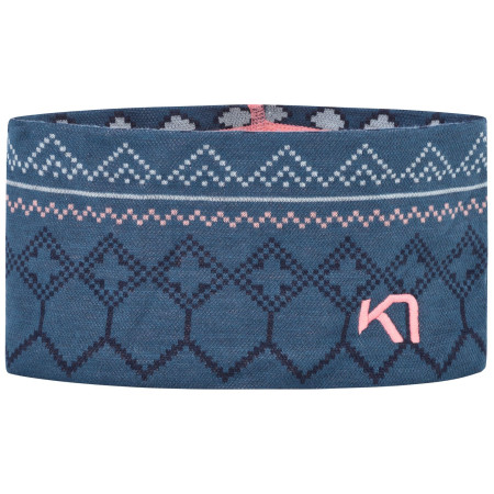 Ženska traka za glavu Kari Traa Perle Headband tamno plava Sail