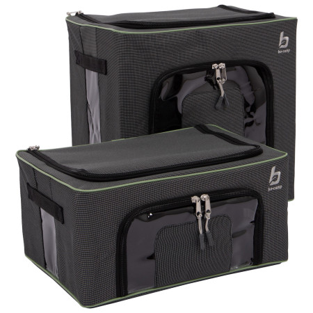 Kutija za skladištenje Bo-Camp Storage box set foldable M+L crna