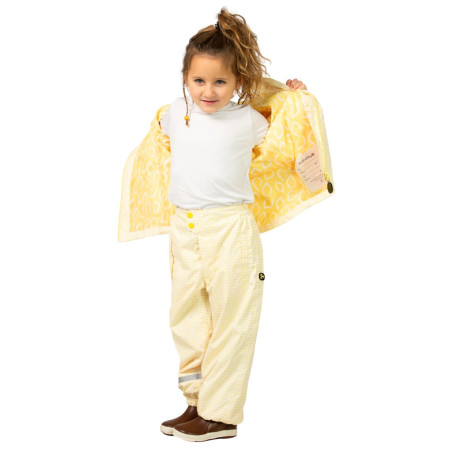 Dječja vodootporna jakna DucKsday Rain Jacket Lemonade