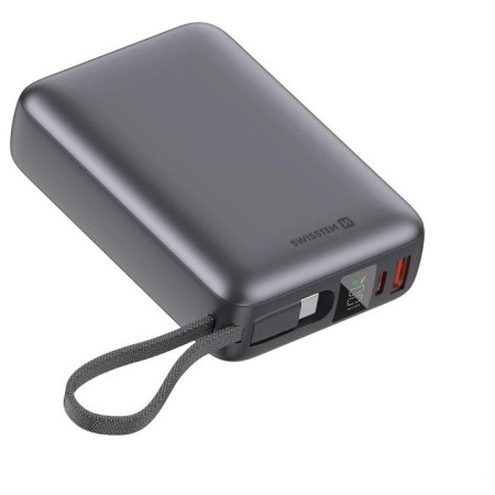 Power bank eksterne baterije Swissten 20000 mAh 45 W crna black