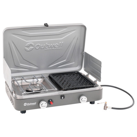 Kuhalo na plin Outwell Jimbu Stove siva Silver Grey