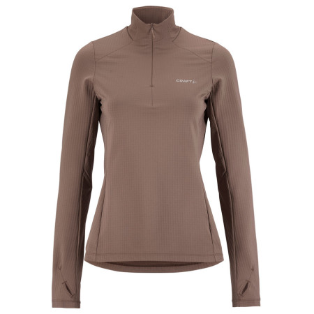 Ženska funkcionalna dukserica Craft Gain Thermal Midlayer 2 W smeđa Brown