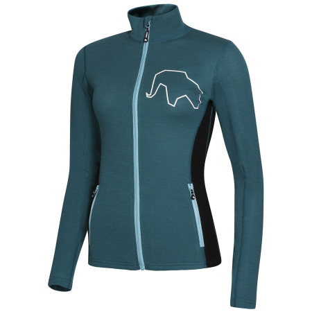 Ženska dukserica Zulu 3D Merino Collar 200 petrolej plava Petrol