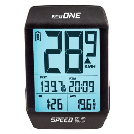 Ciklokompjuter Just One Speed 11.0 crna černá