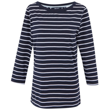 Ženska majica Regatta Baylette Tee II plava Nvy/WhtStrip