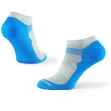 Čarape Zulu Merino Summer plava/siva blue/grey