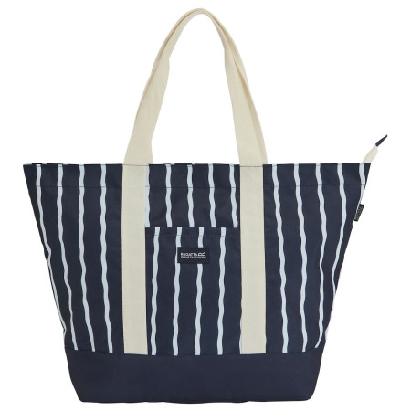 Torba za plažu Regatta Boulder Beach Bag plava/bijela Navy White Stripe