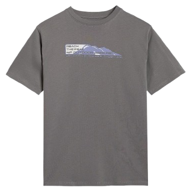 Dječja majica 4F Tshirt M2409 siva MIDDLE GREY
