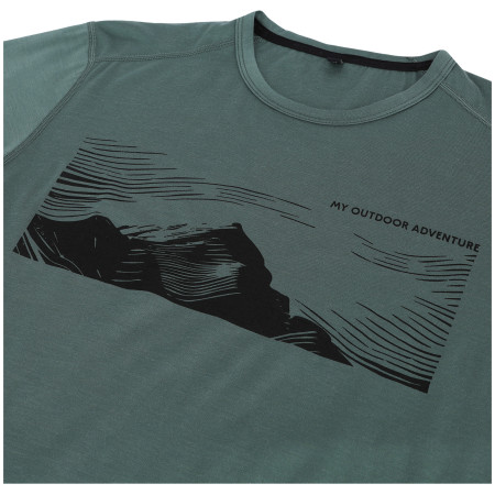 Muška majica MOOA Merino Lyolite Highlander 150 Short