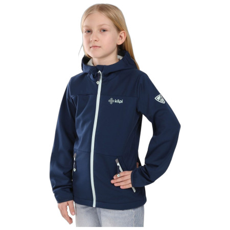 Dječja softshell jakna Kilpi Ontavia-Jg DBL tamno plava DBL