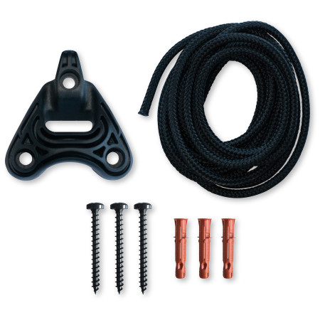 Višenamjenski set za pričvršćivanje viseće mreže La Siesta Uchycení sedačky Home Rope crna