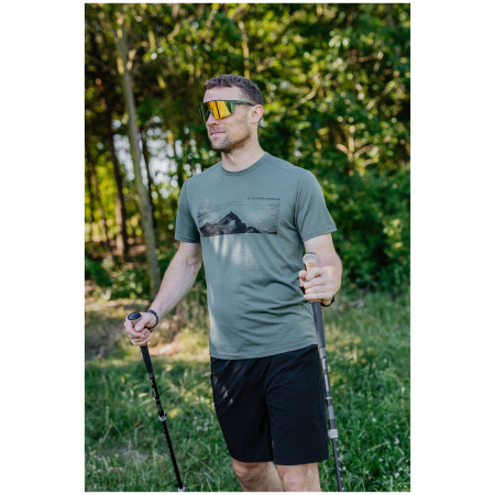 Muška majica MOOA Merino Lyolite Highlander 150 Short
