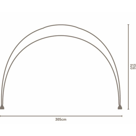 Zaklon Regatta 3M Family Gazebo