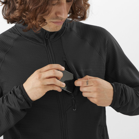 Muška dukserica Salomon Essential Lightwarm FZ M