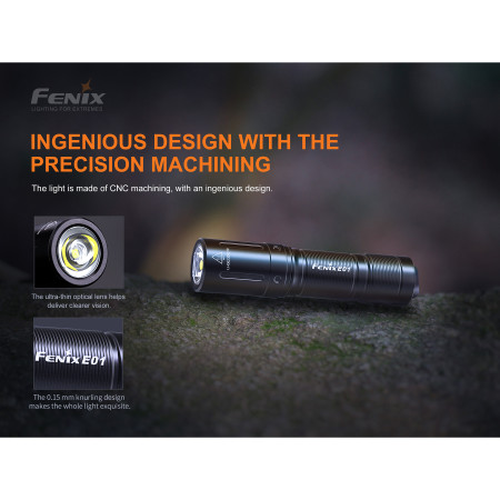 Baterija Fenix E01 V2.0 blue