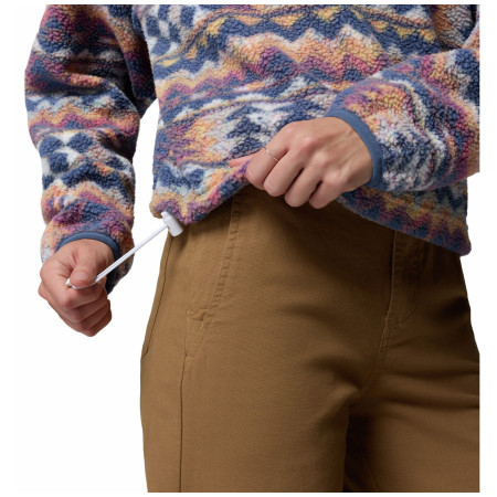 Ženska dukserica Columbia Helvetia™ II Printed Cropped Half Snap