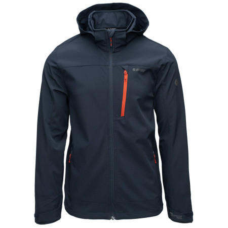 Muška softshell jakna Hi-Tec Nikko plava SKY CAPTAIN/ROOIBOS TEA
