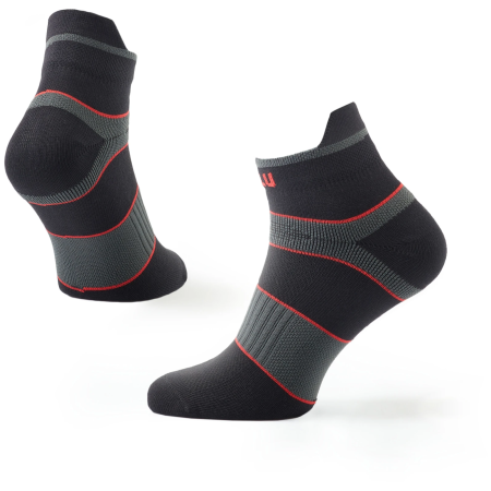 Čarape Zulu Zulu Sport Low crna/crvena black/red