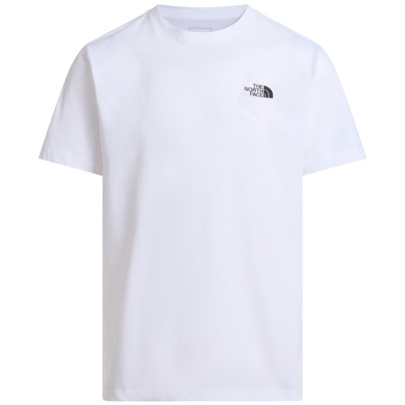 Muška majica The North Face M Mountain Sketch Regular Short Sleeve bijela TNF WHITE