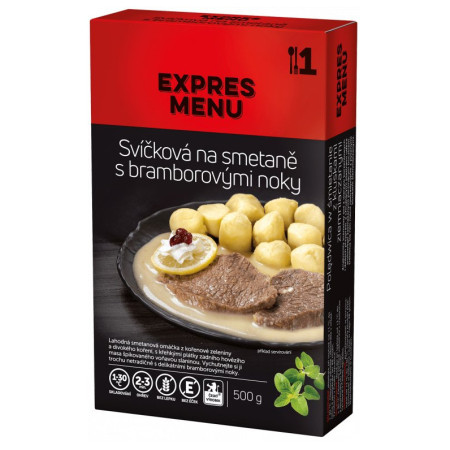 Gotova jela Expres menu kremasti umak od korjenastog povrća i divljih začina sa njokama