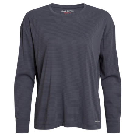 Ženska majica Craghoppers NosiLife SolarShield+ Long Sleeved T-Shirt tamno siva Anthracite