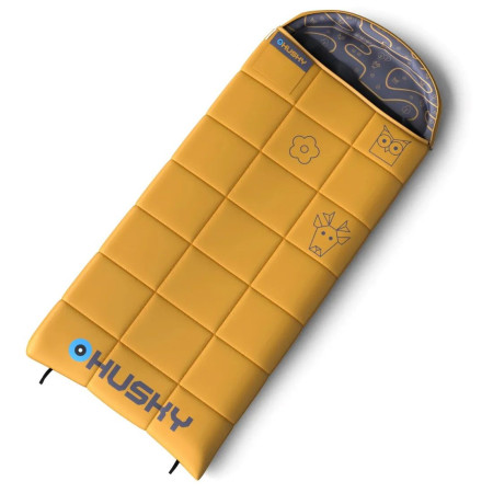 Dječja vreća za spavanje Husky Gizmo Kids smeđa mustard