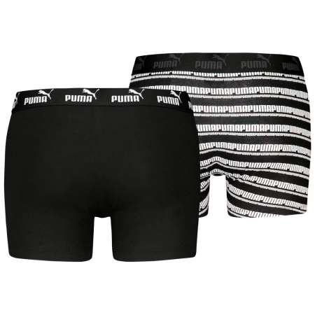 Muške bokserice Puma Elements Striped Boxers 2P