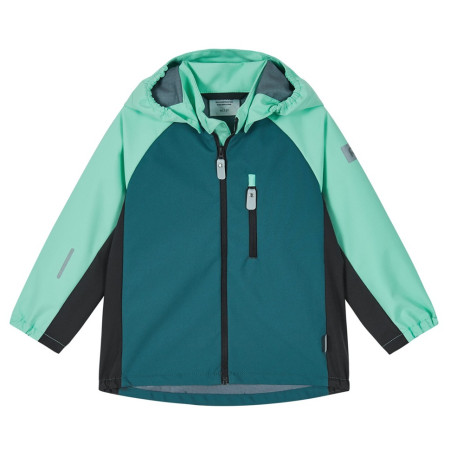 Dječja softshell jakna Reima Temppu Dark Teal zelena/siva Dark Teal